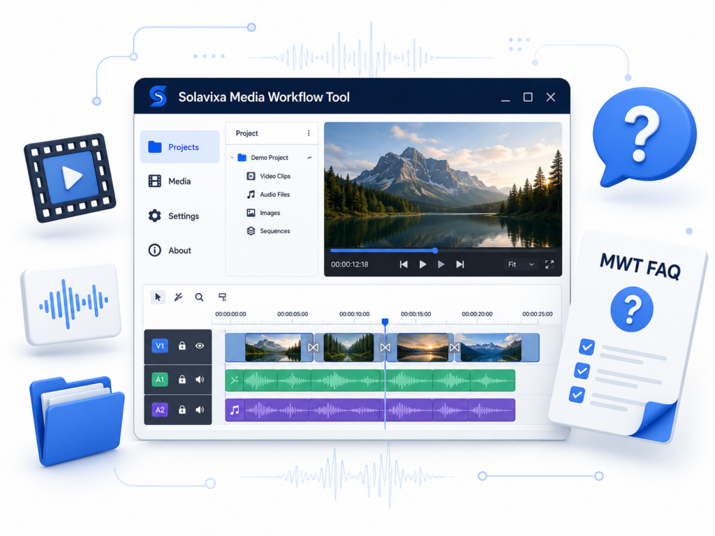 Solavixa MWT FAQ for Media Workflow Tool