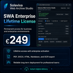 SWA Enterprise Lifetime License